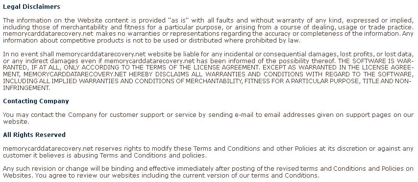 Terms and Conditions