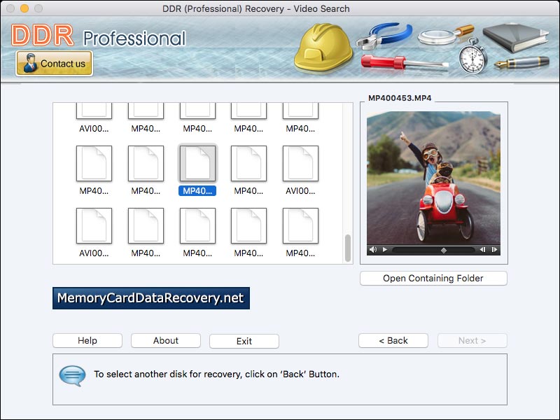 Screenshot of Mac Data Recovery Software