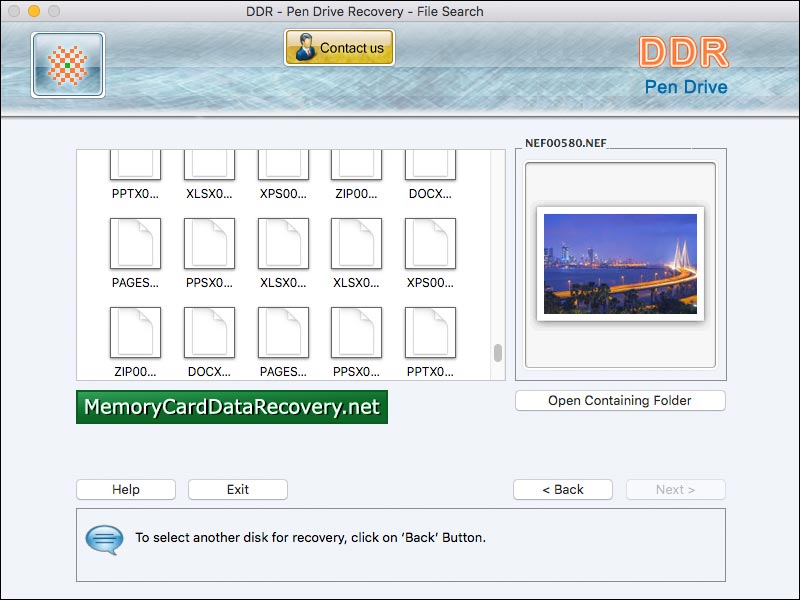 Screenshot of Mac Pen Drive Data Recovery