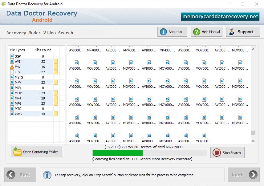 File Searching Process
