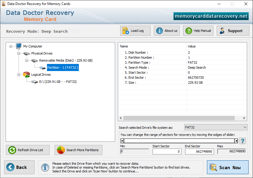 Select Left Panel Partition Select Left Panel Partition