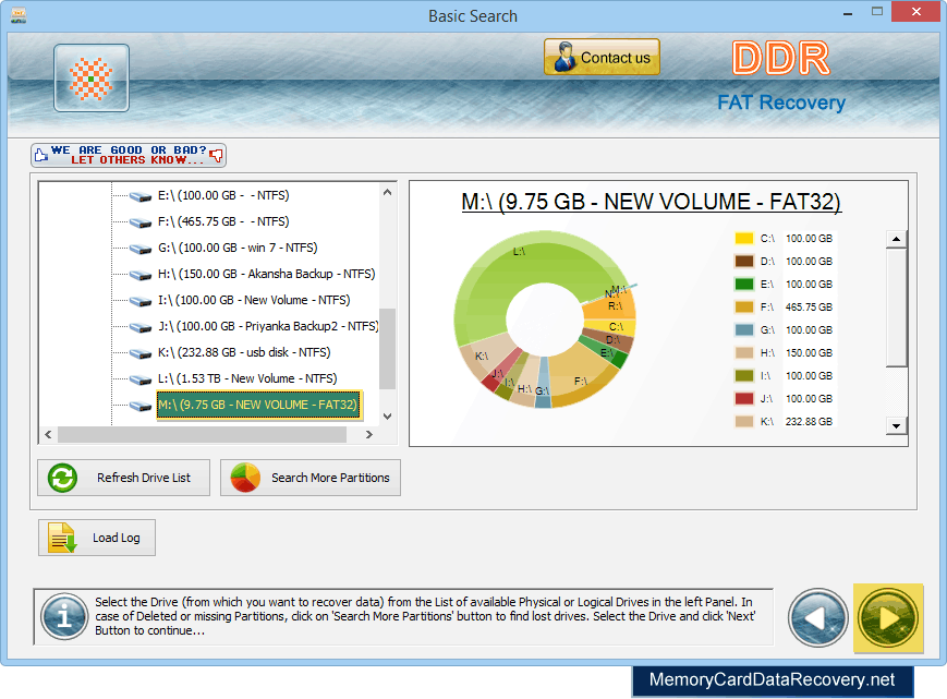 Select drive