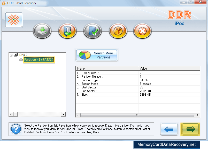 Select partition