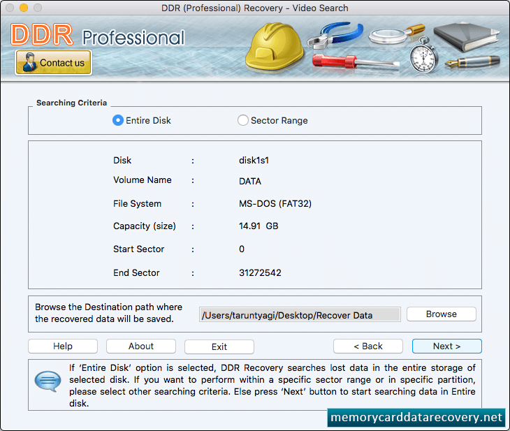 Select Browse path File