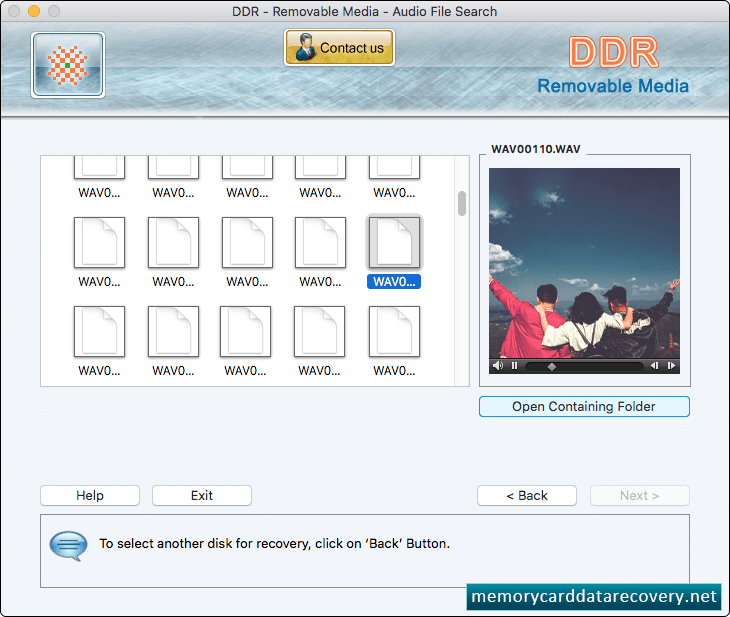 Open contaning Folder