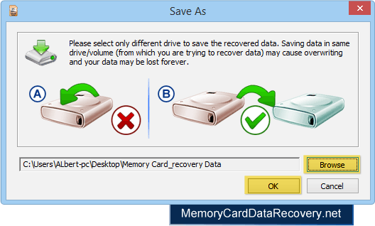 Memory Card Recovery Basic Search Mode