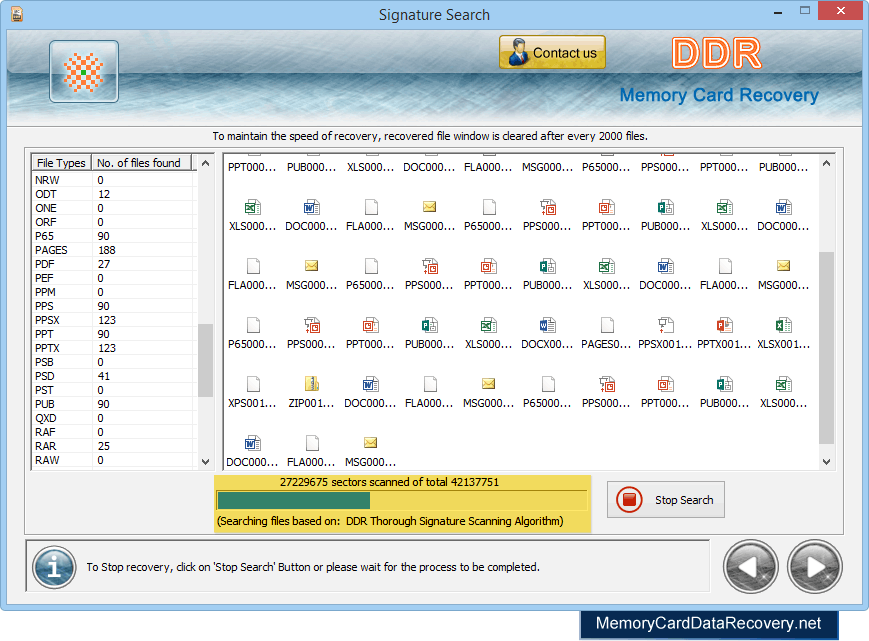 Memory Card Restoration Program