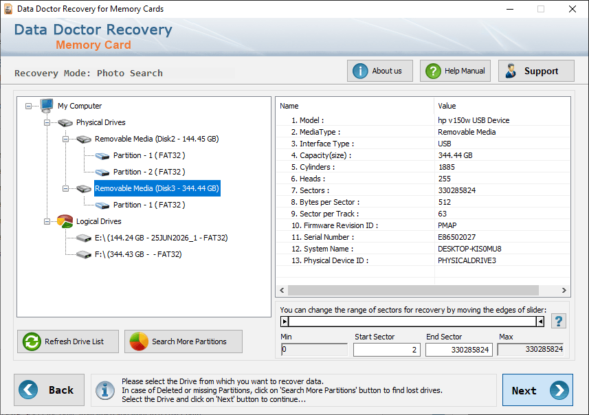 Choose any one recovery mode