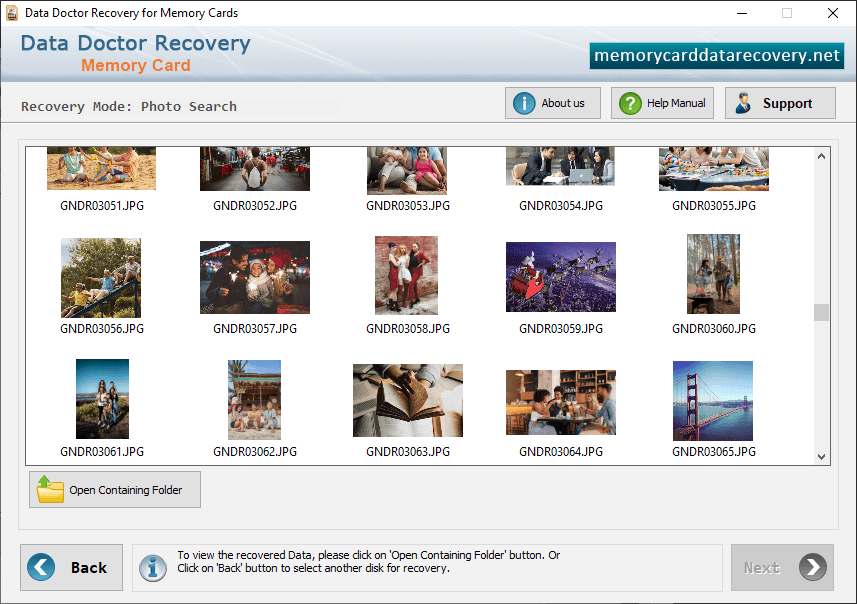 To Save Recoverd Data