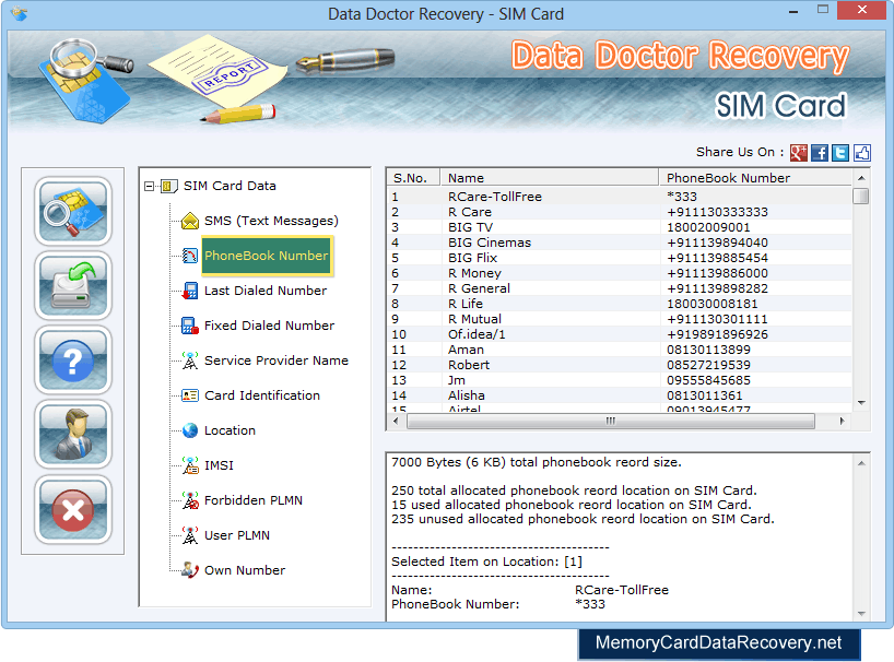 Sim Card Data Recovery